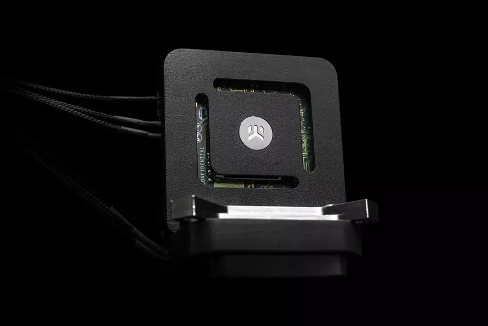 Воден блок за процесор EK-QuantumX Delta TEC - Copper + Nickel, water block