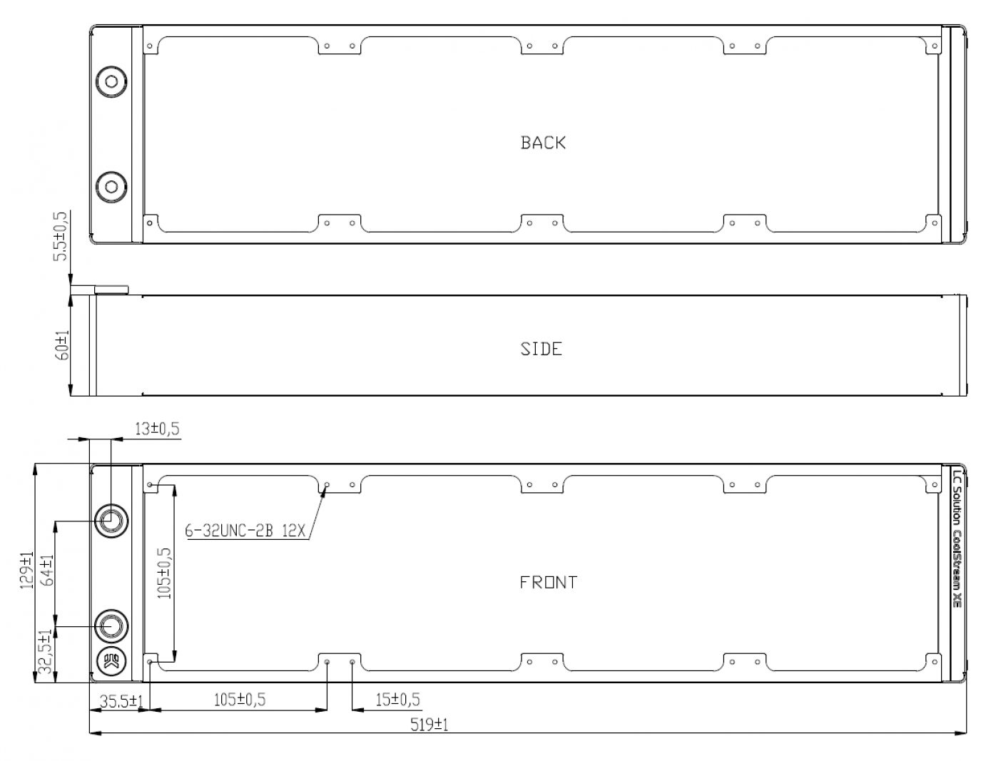 Радиатор EK-CoolStream XE 480 (Quad)