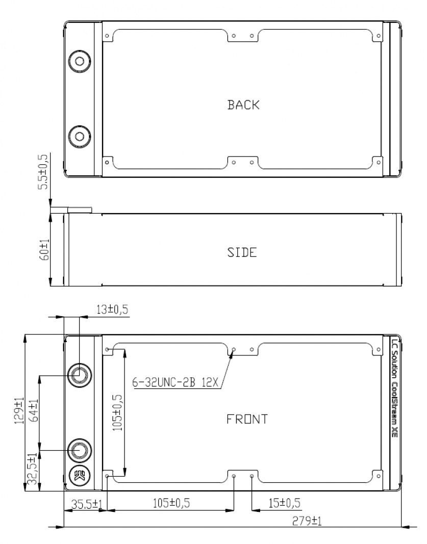 Радиатор EK-CoolStream XE 240 (Dual)