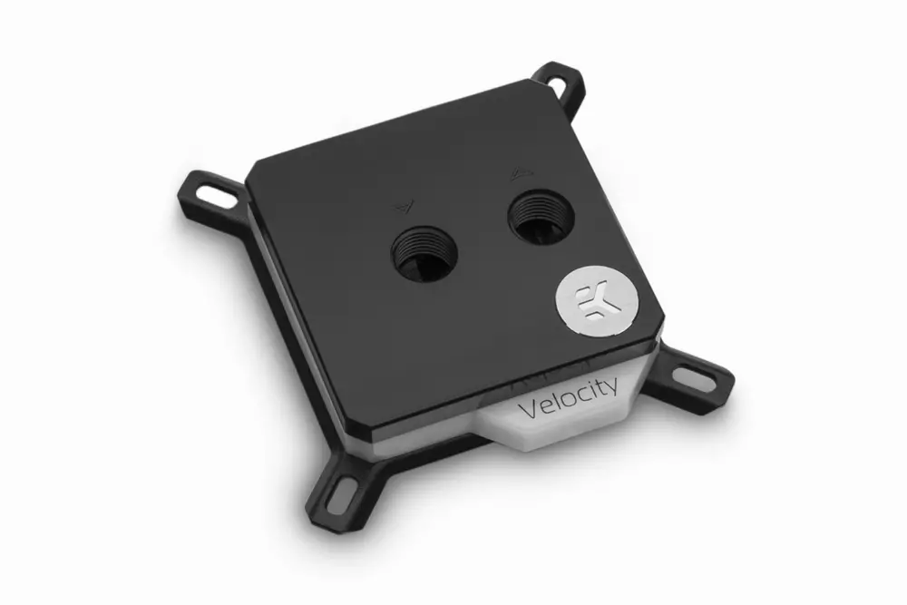 Воден блок за процесор EK-Quantum Velocity RGB - Nickel + Acetal
