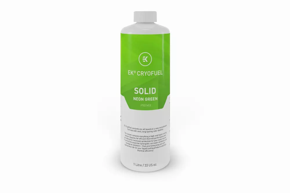 Течност EK-CryoFuel Solid Neon Green (Premix 1000mL)