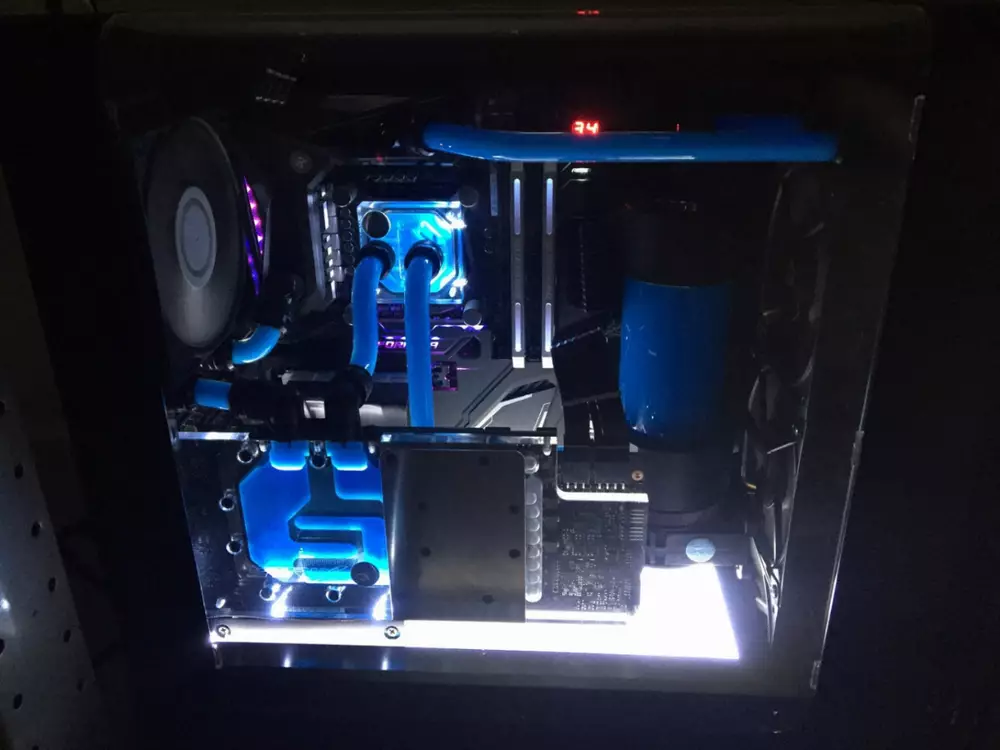 Течност EK-CryoFuel Solid Azure Blue (Premix 1000mL)