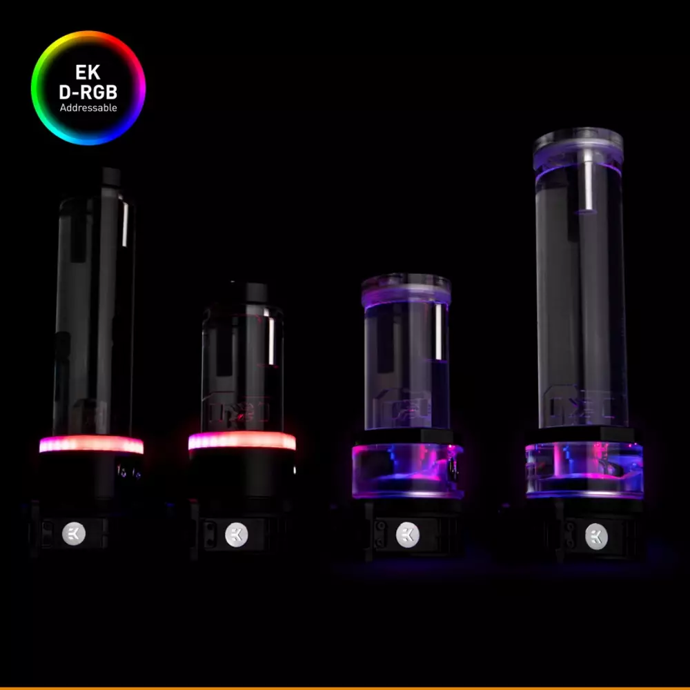 Помпа с резервоар EK-Quantum Kinetic TBE 200 D5 PWM D-RGB - Acetal