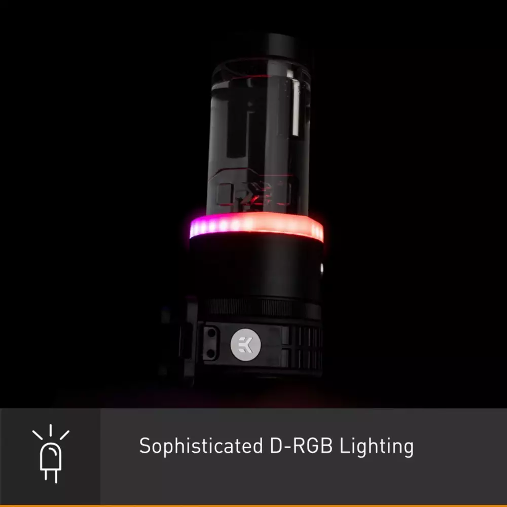 Помпа с резервоар EK-Quantum Kinetic TBE 200 D5 PWM D-RGB - Acetal