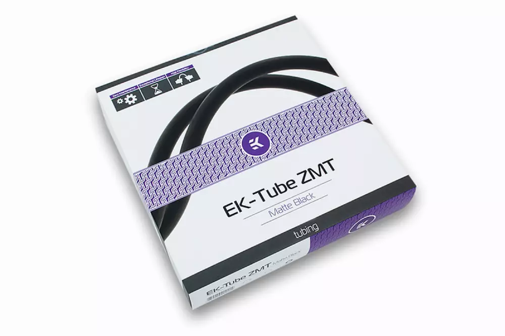 Мека тръба EK-Tube ZMT Matte Black 16.1/11.1mm (3m RETAIL)