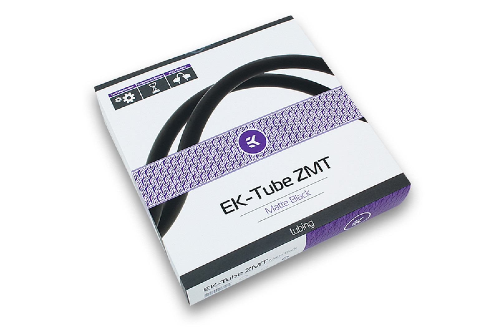 Tube flexible EK-Tube ZMT Matte Black 16.1/11.1mm (3m RETAIL)
