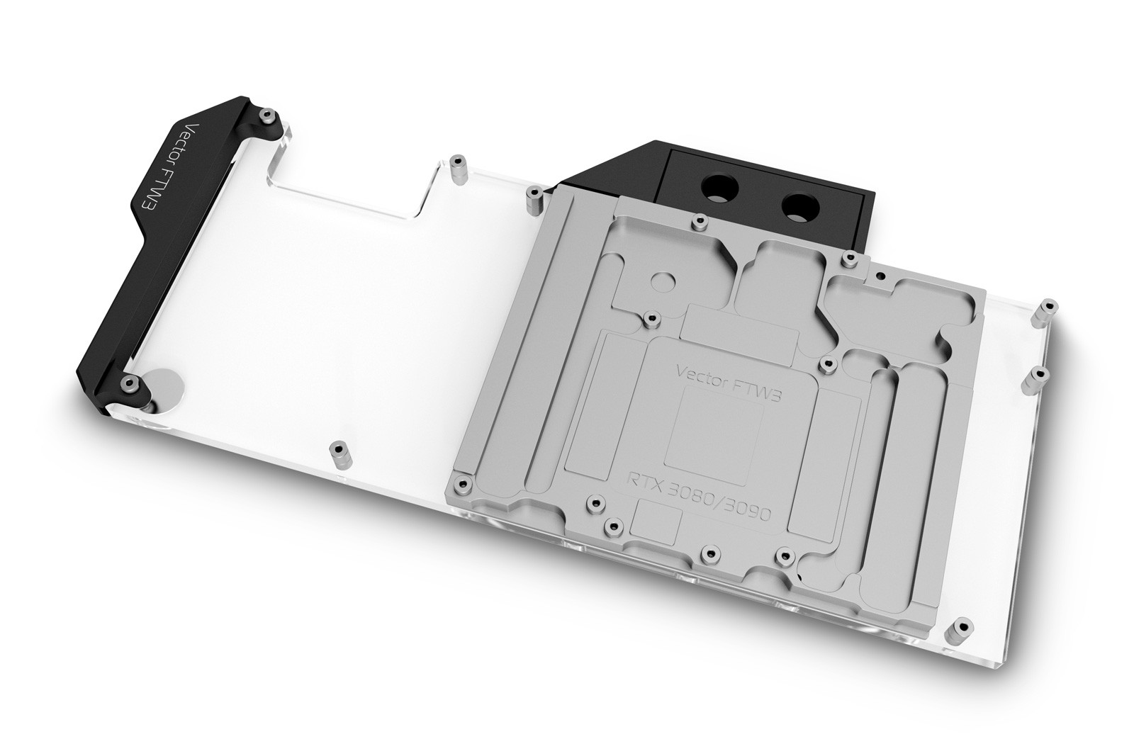 Воден блок за видео карта EK-Quantum Vector FTW3 RTX 3080/3090 D-RGB - Nickel + Plexi