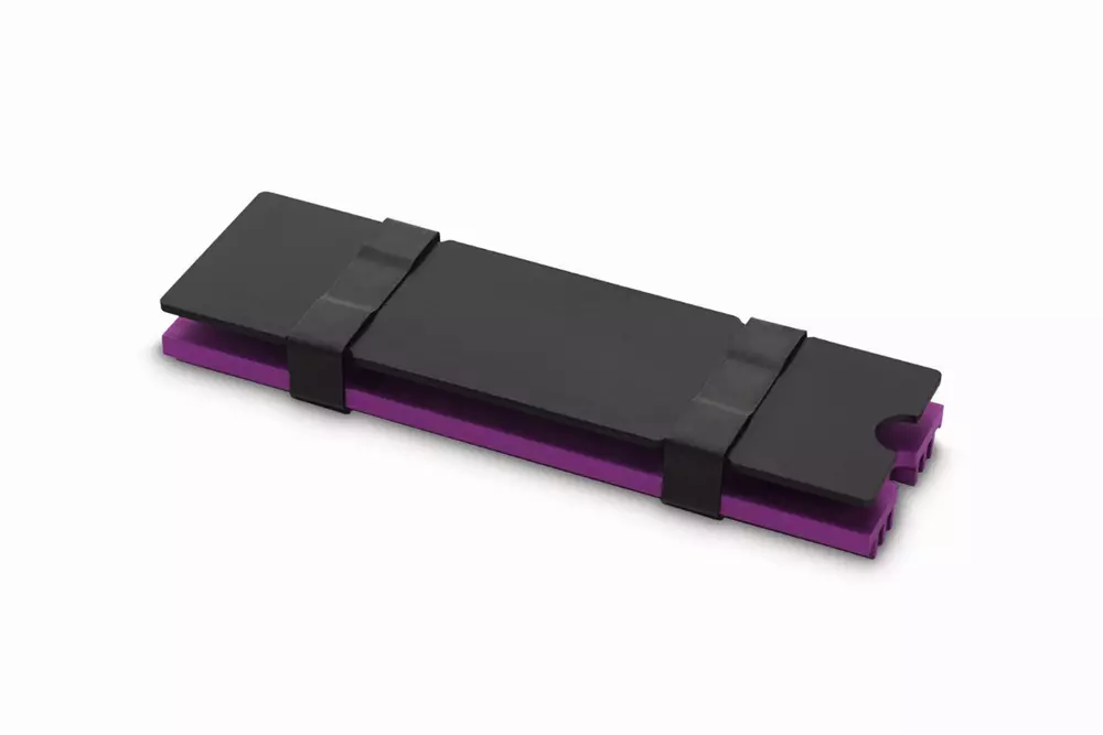 Охладител за SSD EK-M.2 NVMe Heatsink - Purple