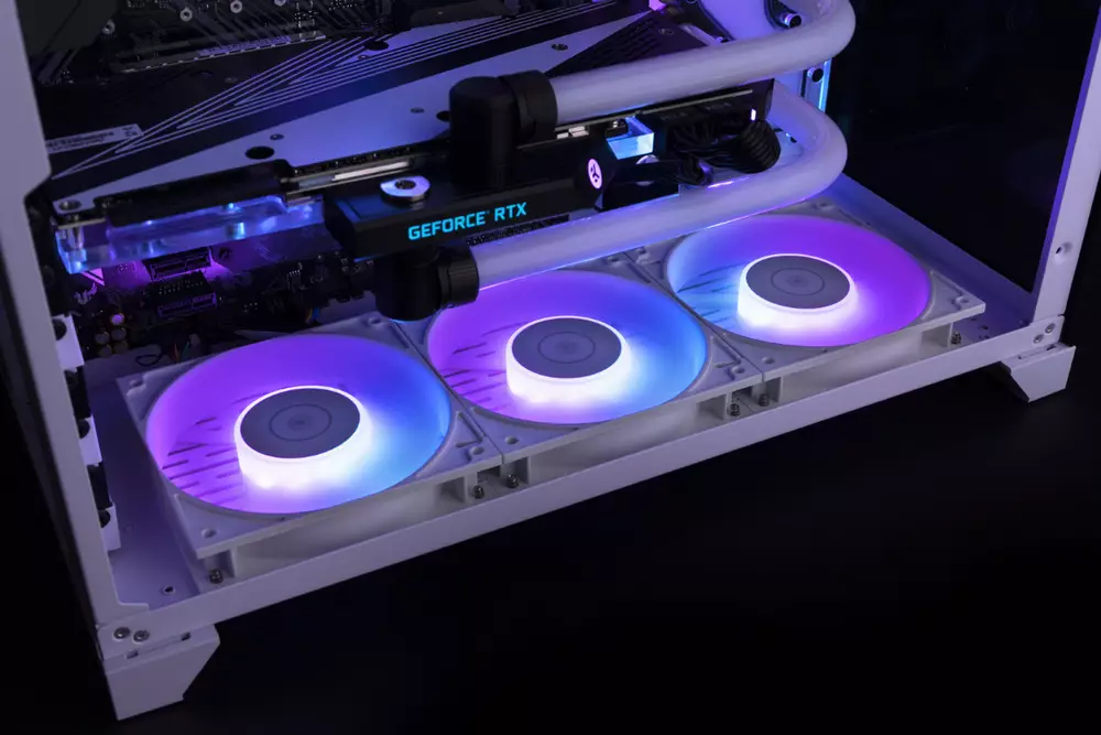 Вентилатор EK-Vardar EVO 120ER D-RGB (500-2200 RPM) - White