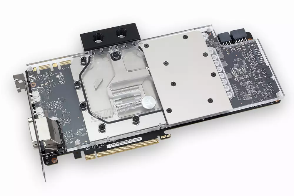 Воден блок за видео блок EK-FC1080 GTX Strix - Nickel