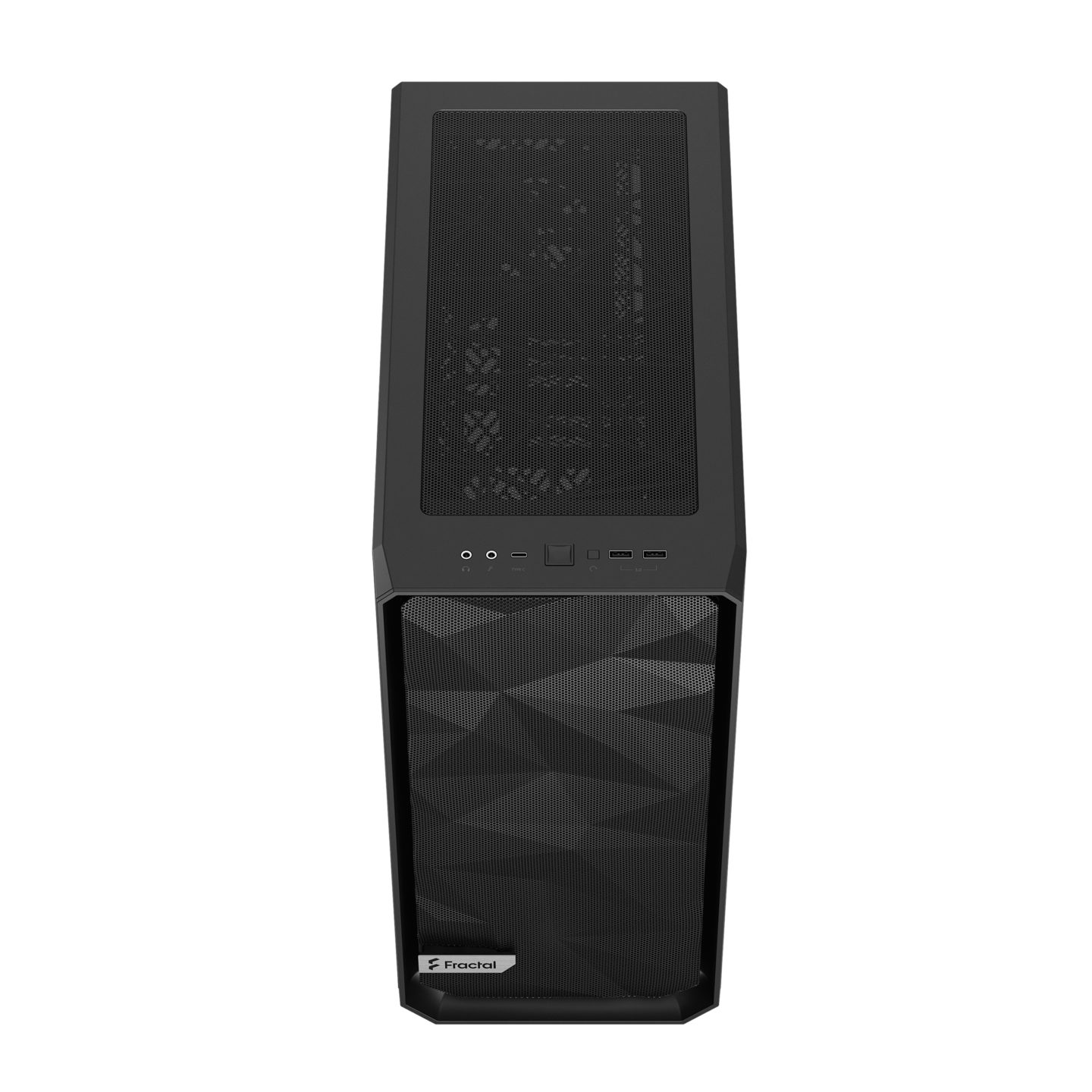 Кутия Fractal Design Meshify 2 Compact Light Tempered Glass Black