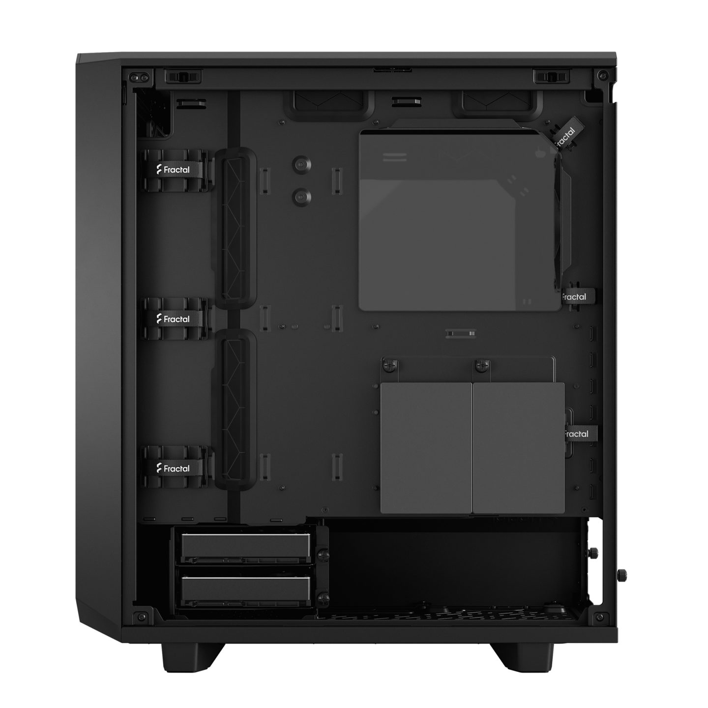 Кутия Fractal Design Meshify 2 Compact Light Tempered Glass Black