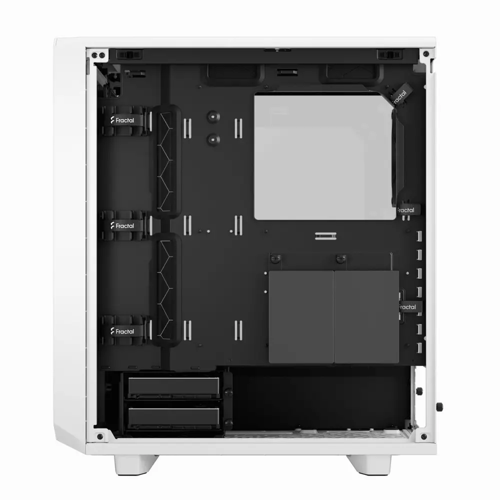 Кутия Fractal Design Meshify 2 Compact Clear Tempered Glass White