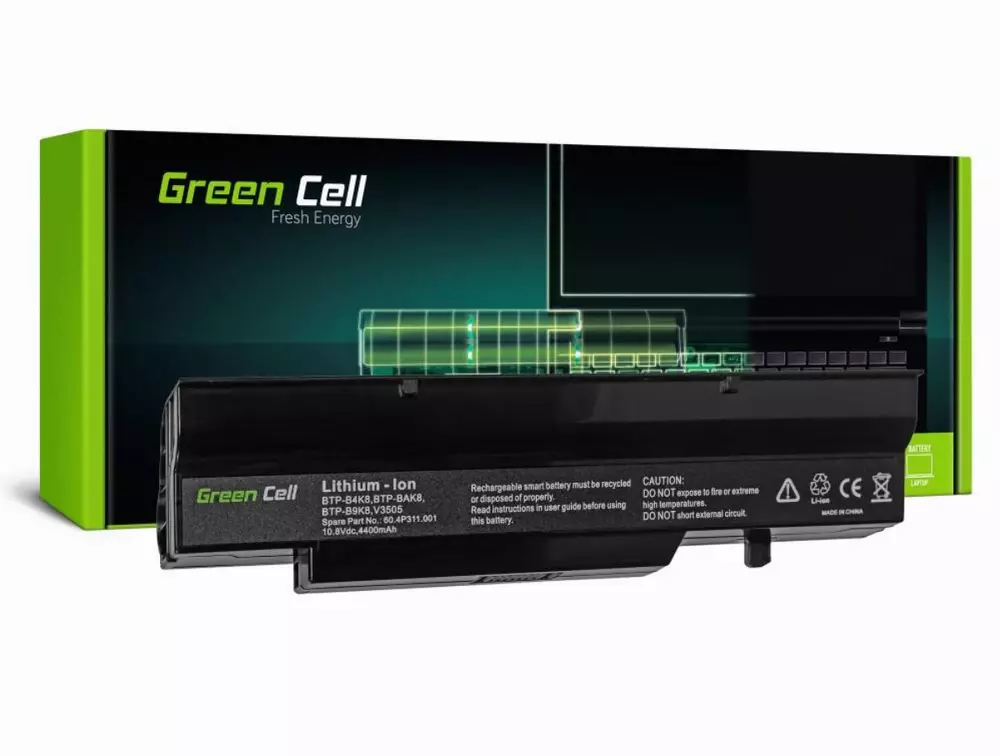 Батерия за лаптоп Fujitsu AMILO V3405/3525/8210/Li1718 10.8V 4400mAh GREEN CELL