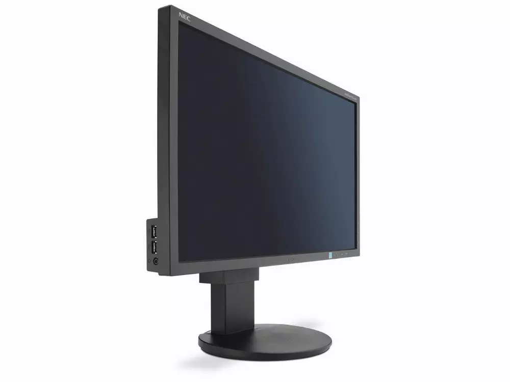 Монитор NEC MultiSync 23" EA234WMi, IPS, Full HD 1920х1080, DisplayPort, HDMI, DVI-D, D-sub, Черен