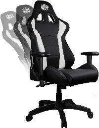Геймърски стол Cooler Master Caliber R1 Gaming Chair White and Black
