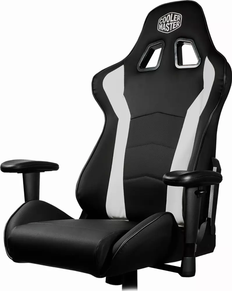 Геймърски стол Cooler Master Caliber R1 Gaming Chair White and Black