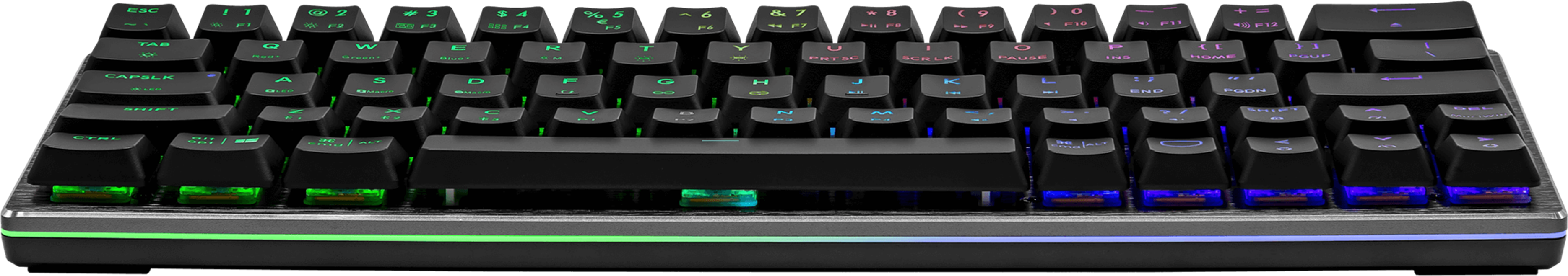 Геймърска Механична Клавиатура Cooler Master SK622 Space Gray 60% RGB Red Switches Low Profile