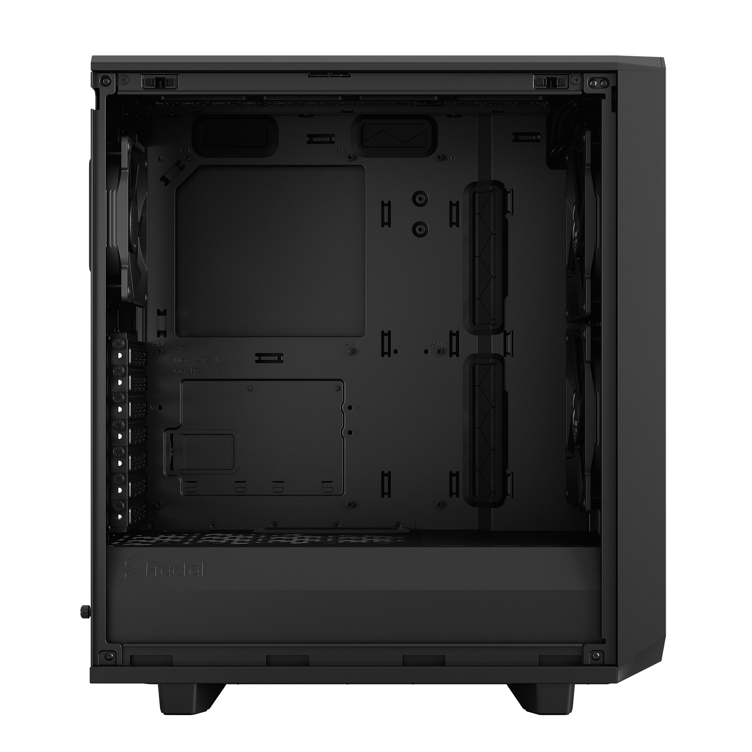 Кутия Fractal Design Meshify 2 Compact Light Tempered Glass Black