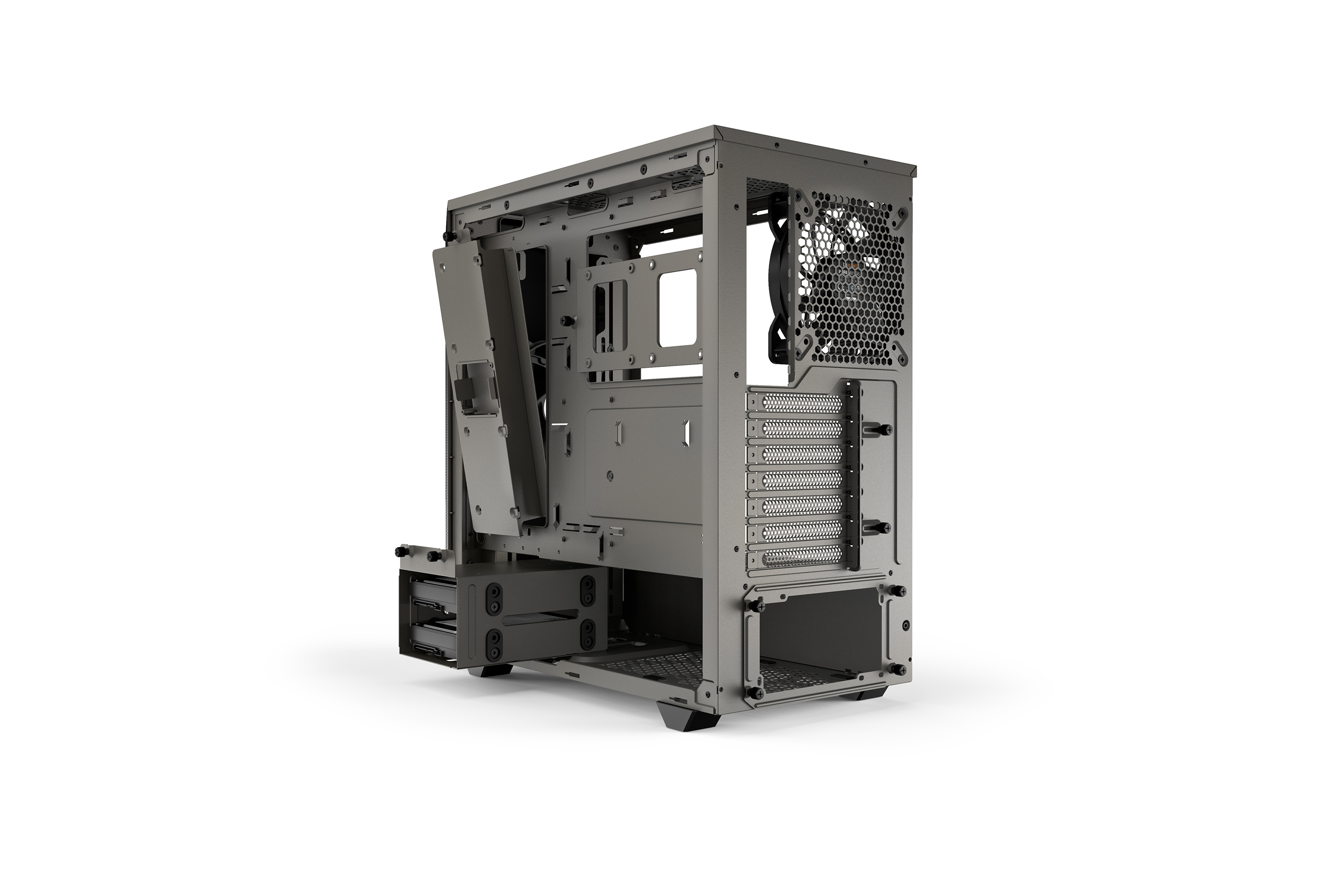 Кутия be quiet! PURE BASE 500 Window Metallic Gray - BGW36