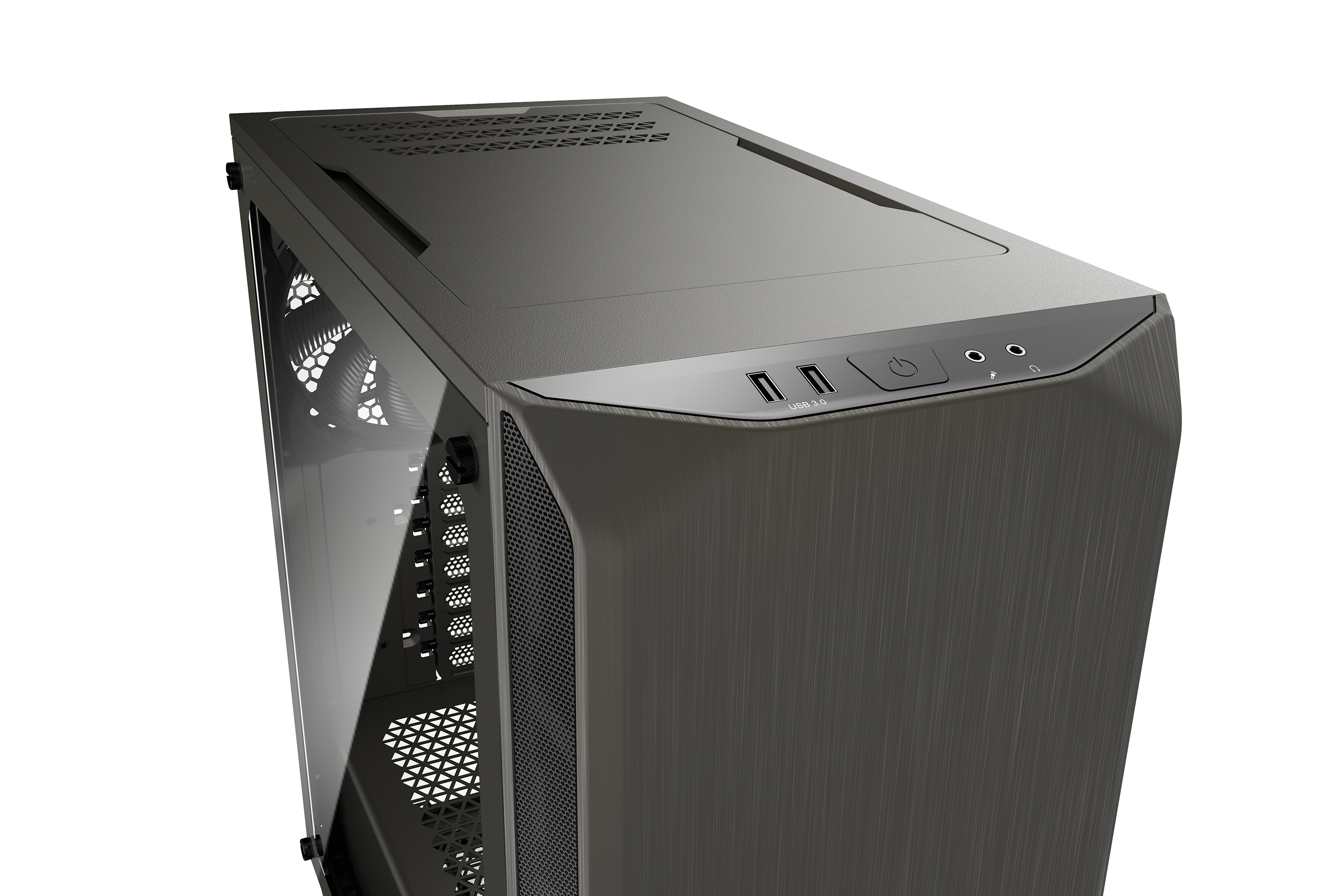 Кутия be quiet! PURE BASE 500 Window Metallic Gray - BGW36