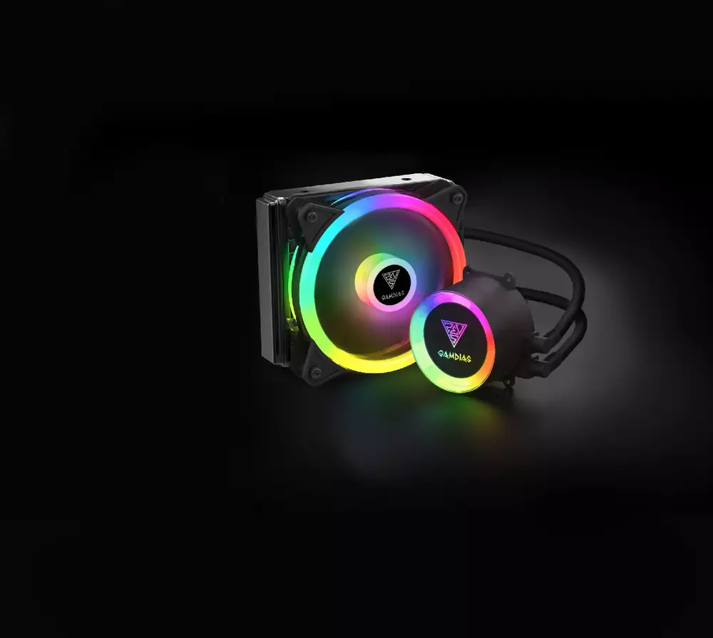 Охладител за процесор Gamdias CHIONE E2-120 LITE 120mm aRGB Water Cooling