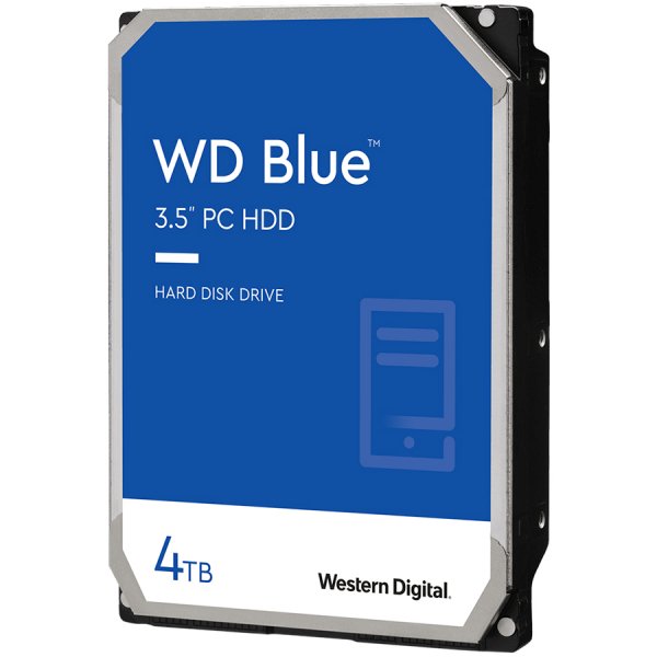 Хард диск WD Blue 4TB 3.5" 5400rpm SATA3 6Gb/s WD40EZAZ 