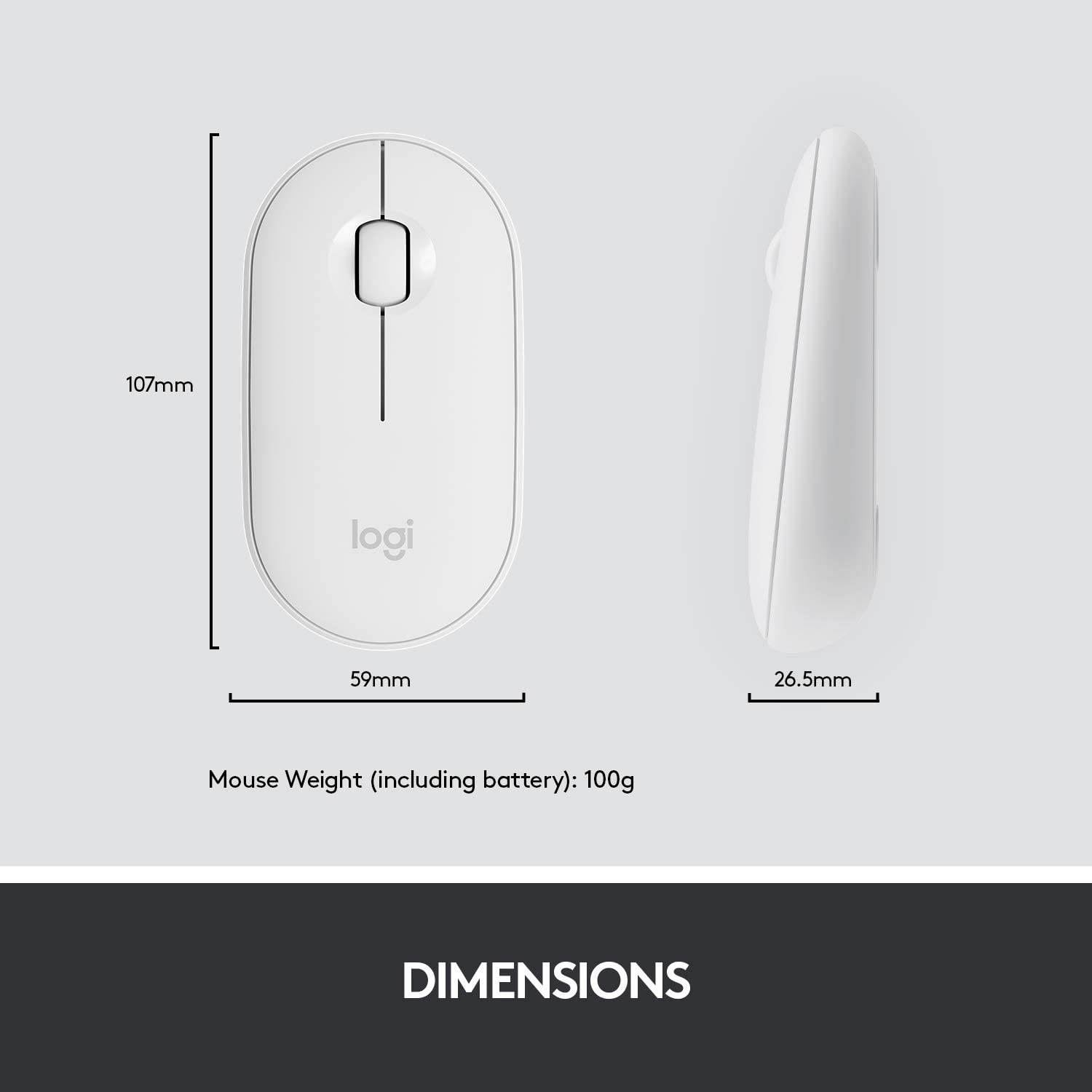 Комплект клавиатура и мишка Logitech MK470 Slim Wireless Combo White