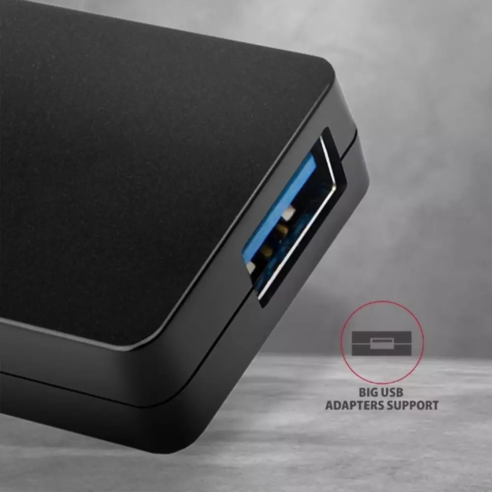 USB хъб AXAGON HUE-G1A SUPERSPEED USB SLIM HUB