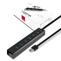 USB хъб AXAGON HUE-SA7BP USB3.0 CHARGING HUB