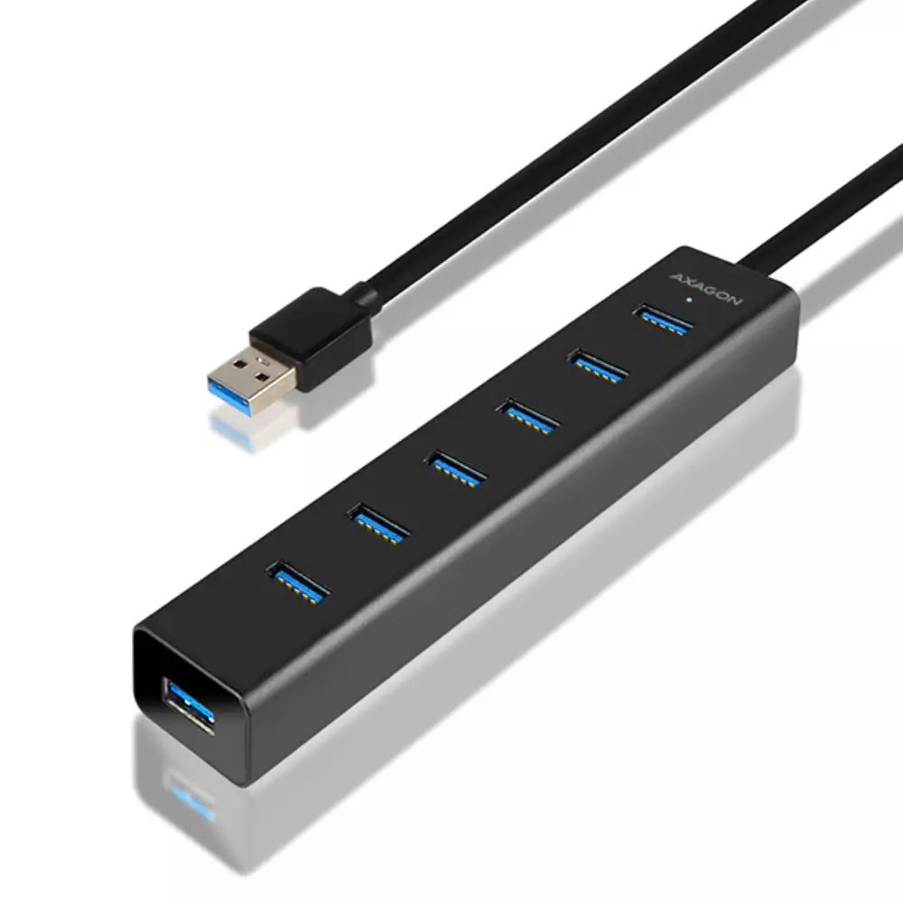 USB хъб AXAGON HUE-SA7BP USB3.0 CHARGING HUB