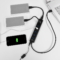 USB хъб AXAGON HUE-SA7BP USB3.0 CHARGING HUB