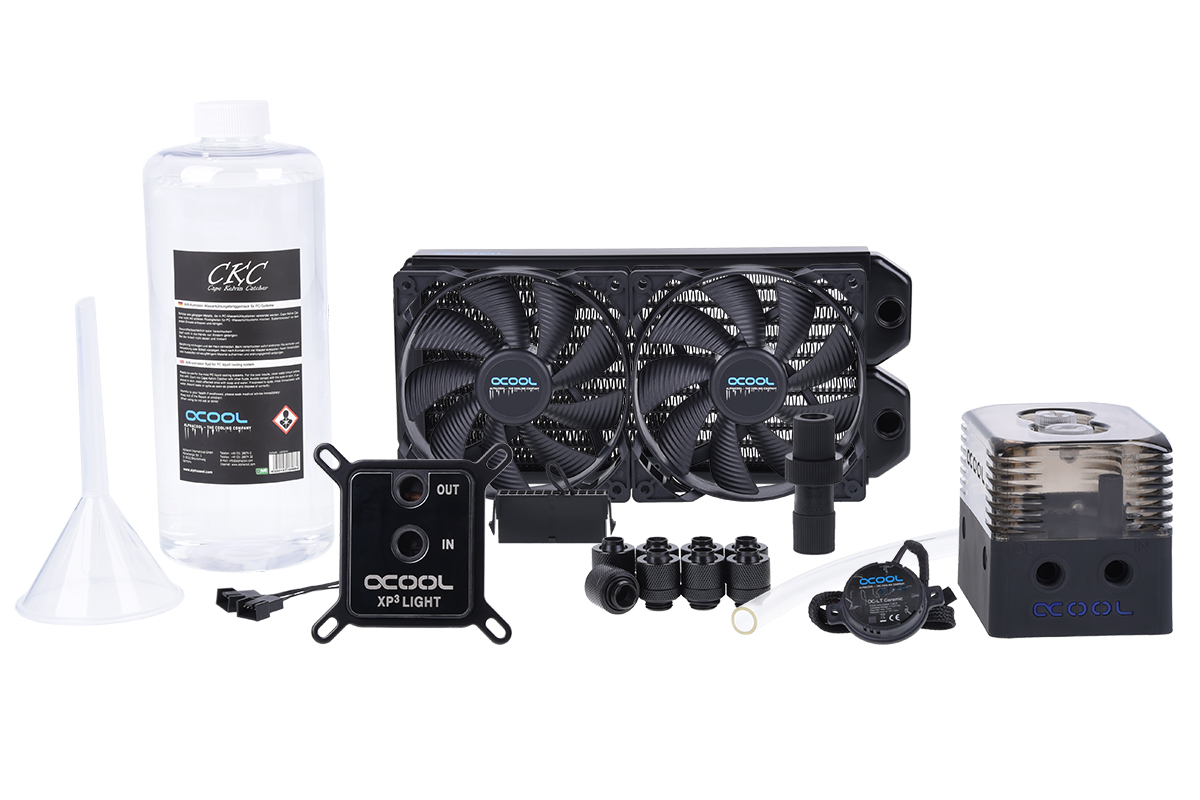 Комплект за водно охлаждане Alphacool  Eissturm Gaming Copper 30 2x140mm