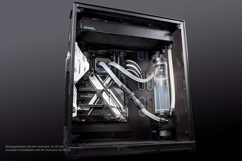 Комплект за водно охлаждане Alphacool  Eissturm Gaming Copper 30 2x140mm