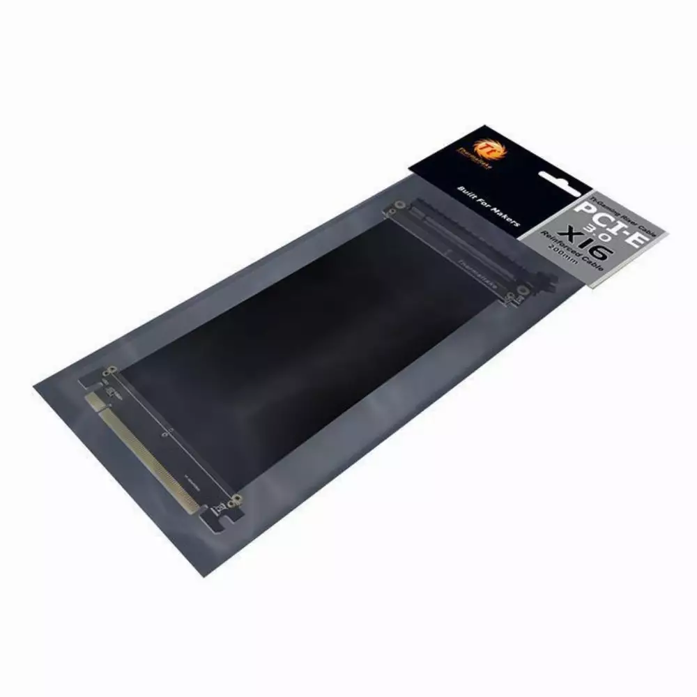 Kабел за вертикален монтаж за видео карта Thermaltake TT Gaming Universal GPU Extender Riser Cable 200mm Pci-E X16