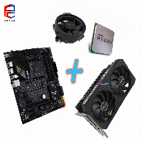 Комбо оферта (ASUS TUF GAMING B550-PLUS + AMD Ryzen 5 3600 + ASUS Dual GeForce RTX 3060 OC Edition 12GB)