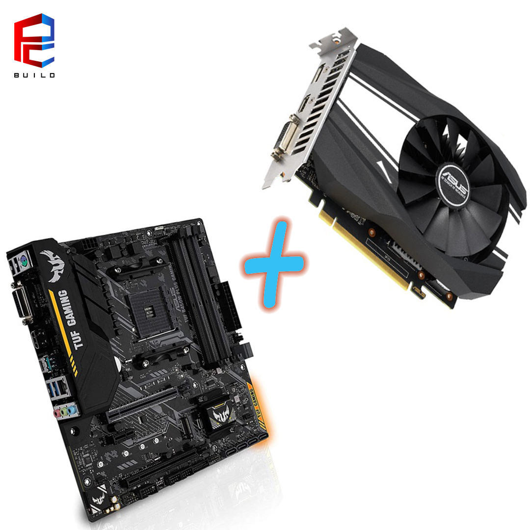 Комбо оферта (ASUS TUF B450M-PLUS GAMING + ASUS Phoenix GeForce GTX 1660 SUPER 6GB)