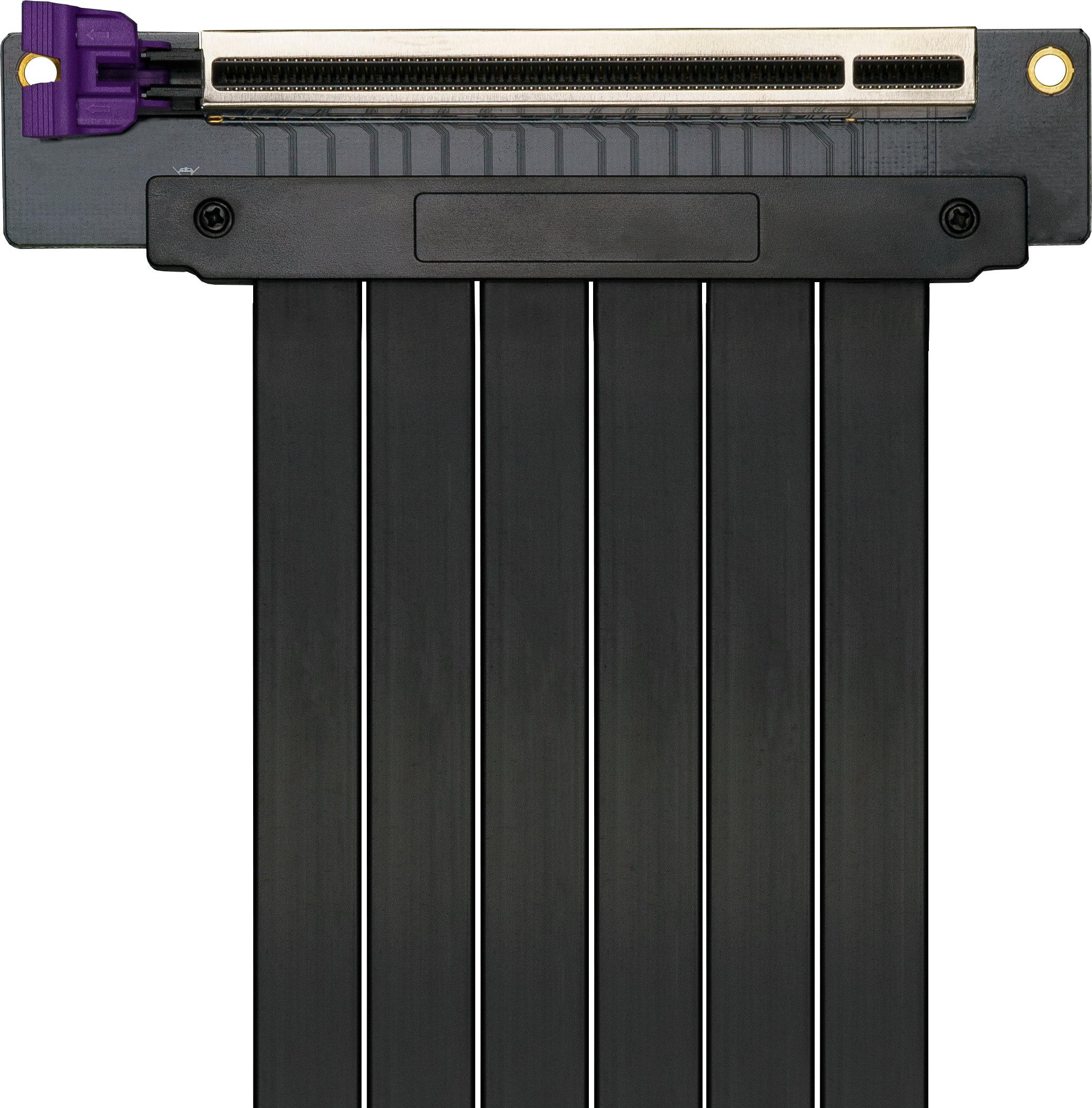 Kабел за вертикален монтаж за видео карта Cooler Master Universal GPU Extender Riser Cable 200mm PCIE 3.0 x16 ver.2