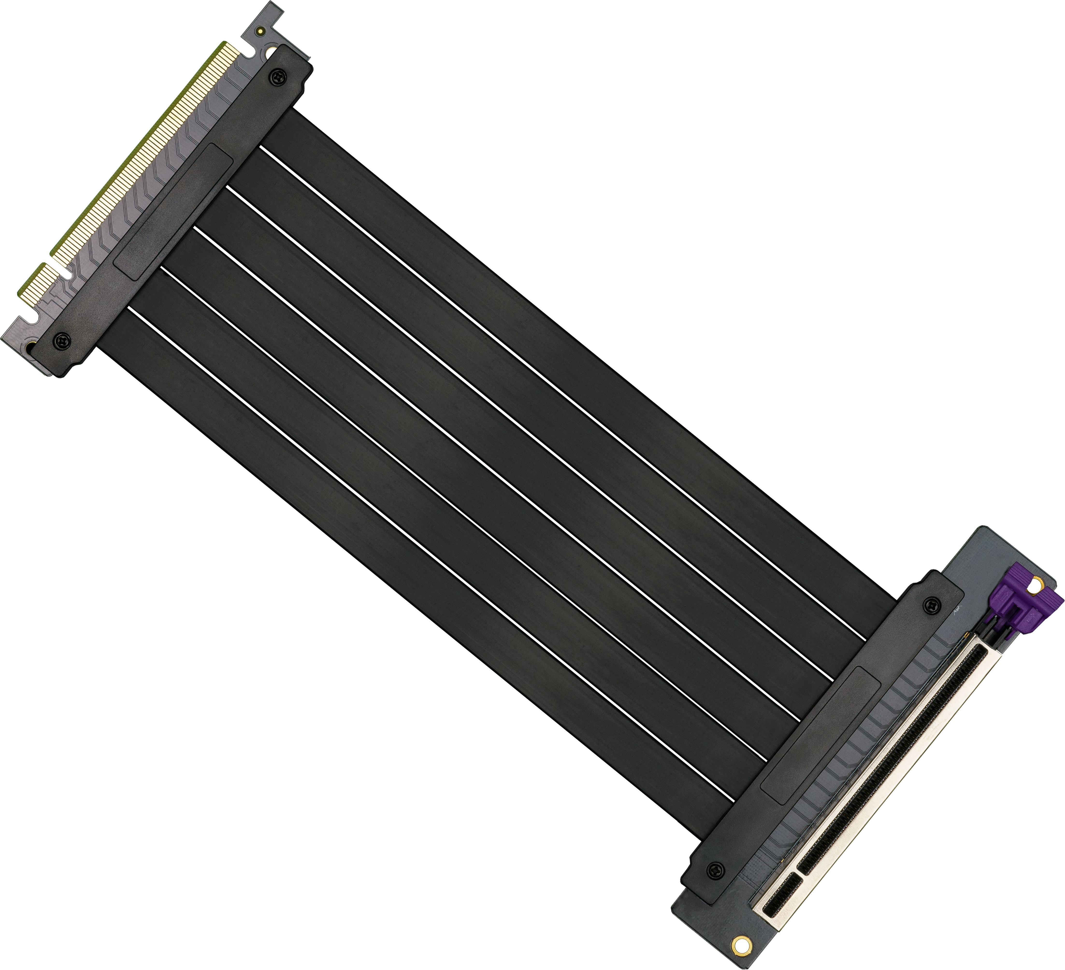Kабел за вертикален монтаж за видео карта Cooler Master Universal GPU Extender Riser Cable 200mm PCIE 3.0 x16 ver.2