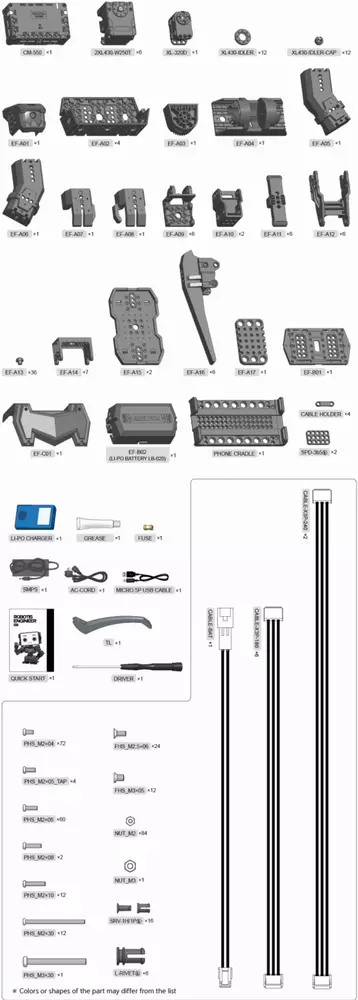 Комплект за роботика ROBOTIS ENGINEER Kit 1