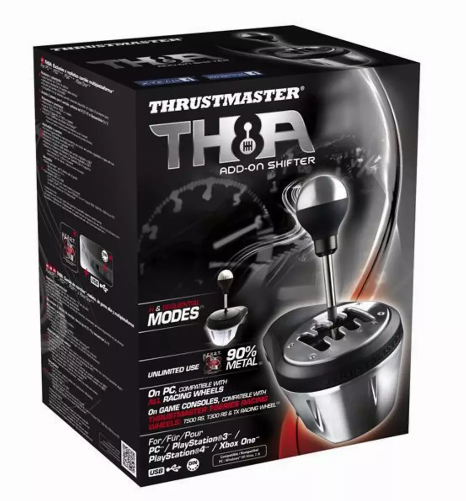 Скоростна кутия за състезателна симулация THRUSTMASTER TH8A Shifter Add-on, за PC / PS3 / Xbox One / PS4