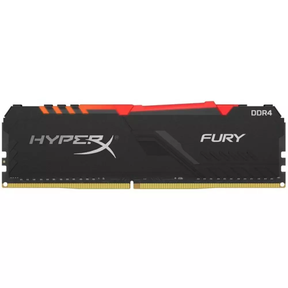 Памет Kingston Hyper X Fury RGB 8GB DDR4 3600MHz CL17