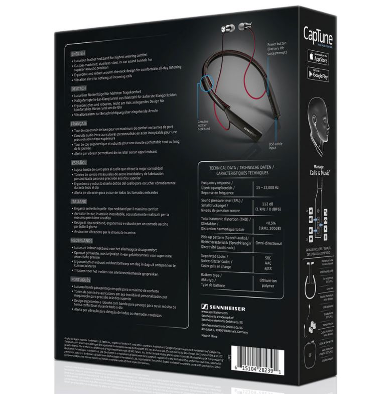 Слушалки Sennheiser MOMENTUM In-Ear Wireless