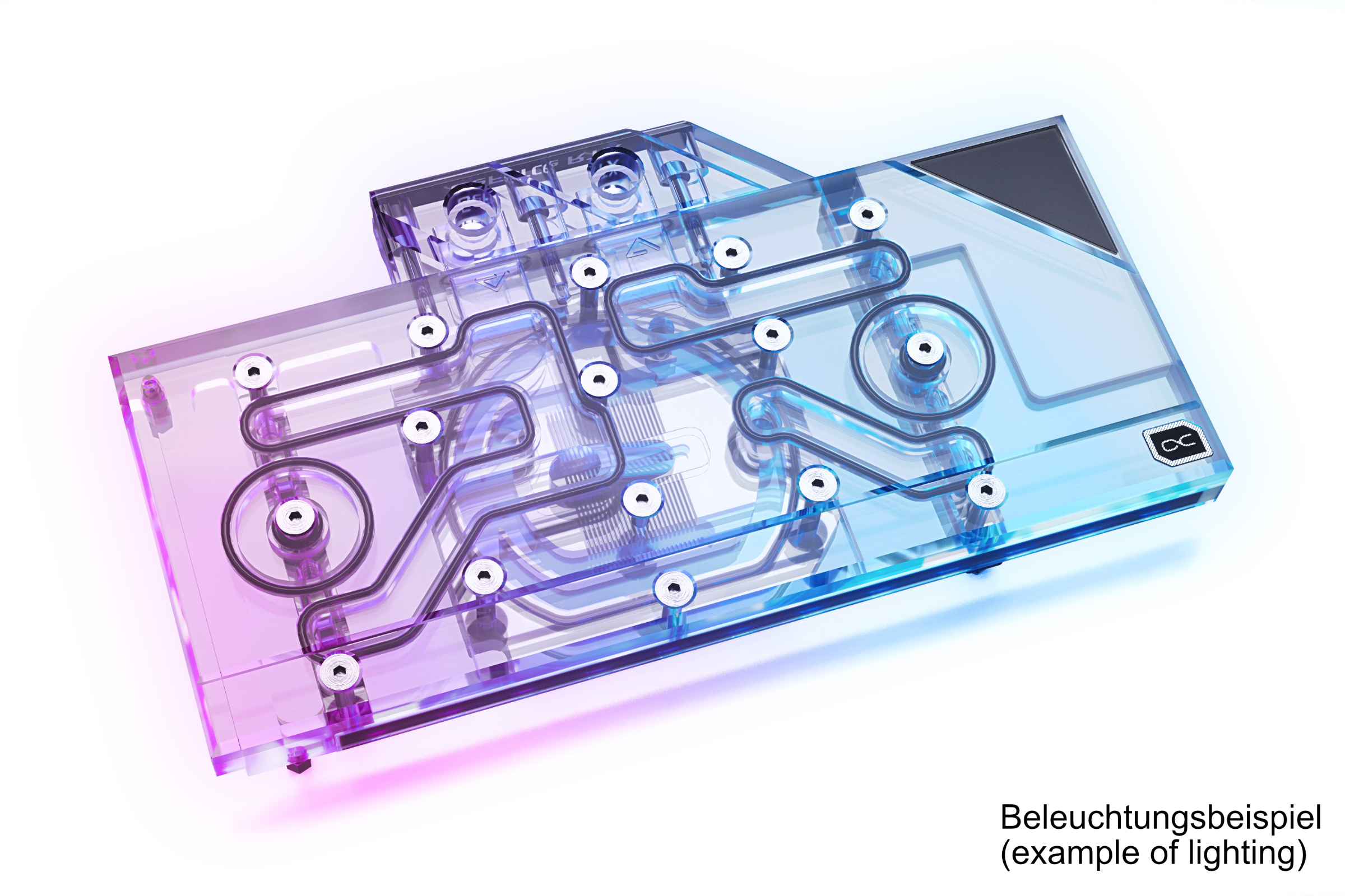 Воден блок за видео карта Alphacool Eisblock  Aurora Acryl GPX-N RTX 3090/3080 Water cooling