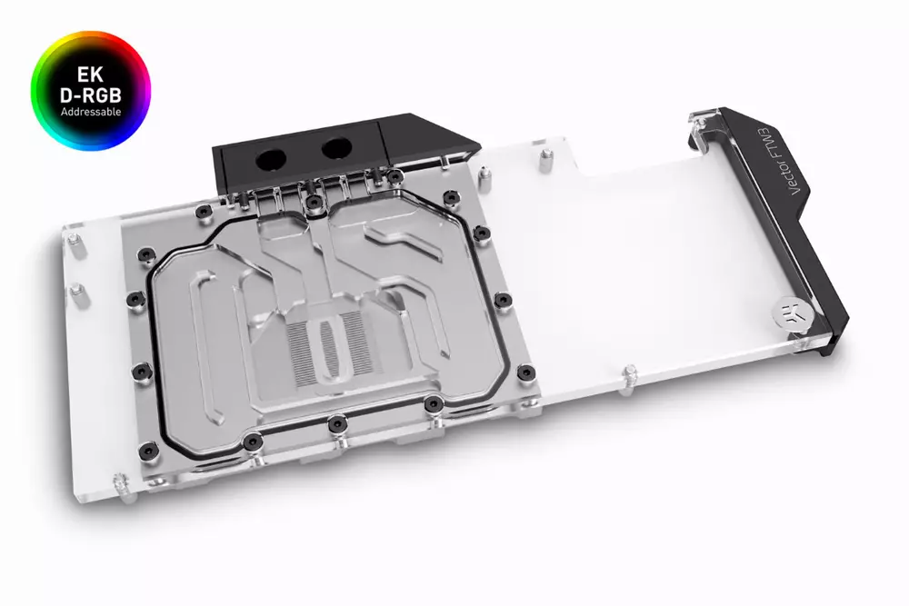 Воден блок за видео карта EKWB EK-Quantum Vector FTW3 RTX 3080/3090 D-RGB - Nickel + Plexi Water cooling