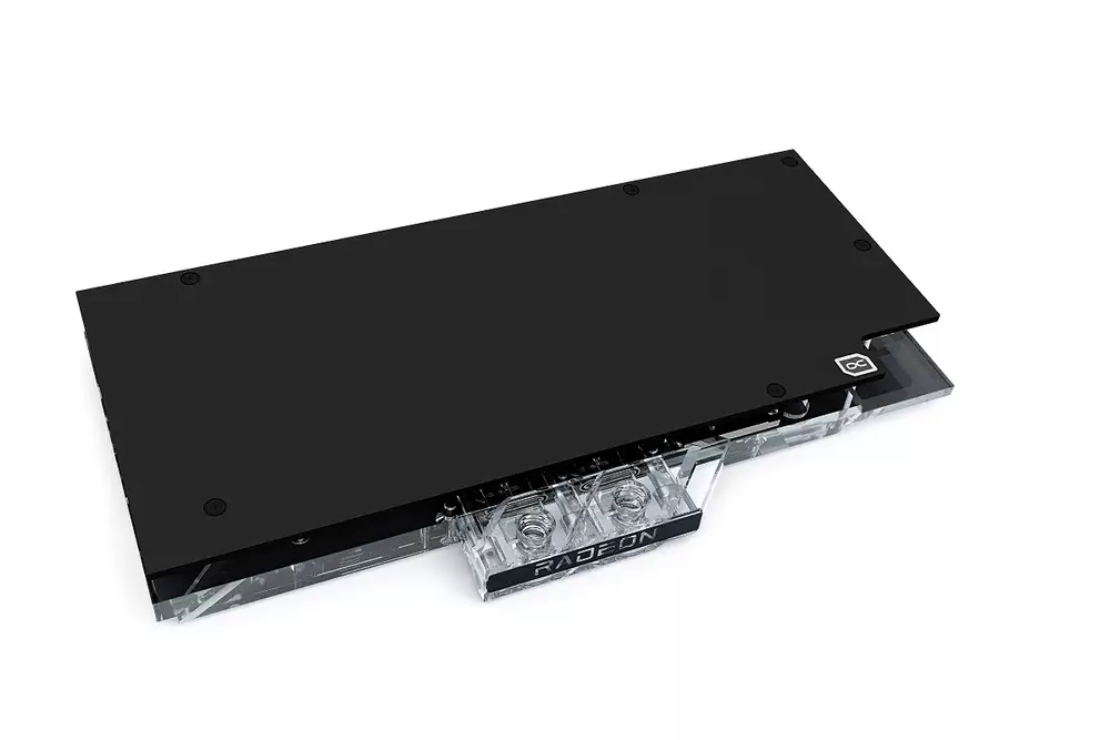 Воден блок за видео карта Alphacool Eisblock Aurora Acryl GPX-A Radeon RX 6800 / 6800 XT Gaming Trio X with backplate