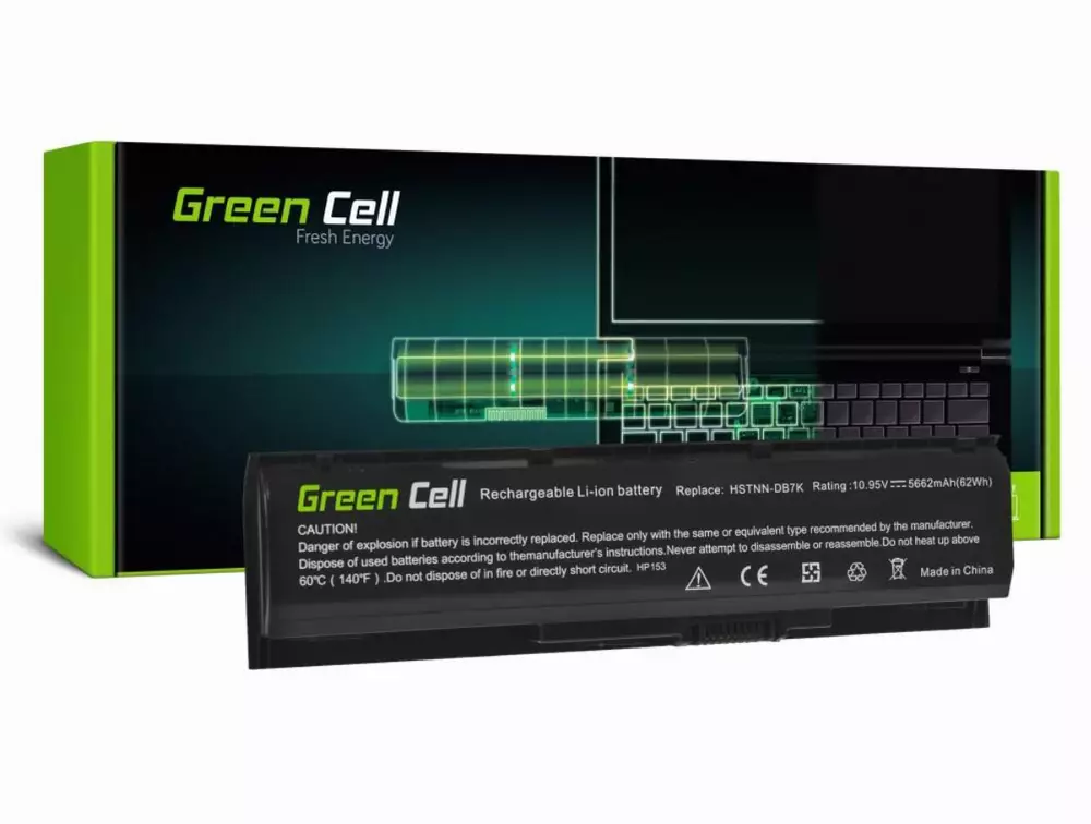 Батерия  за лаптоп PA06 HSTNN-DB7K for HP Pavilion 17-AB 17-AB051NW 17-AB073NW  10,95V  5662mAh  GREEN CELL