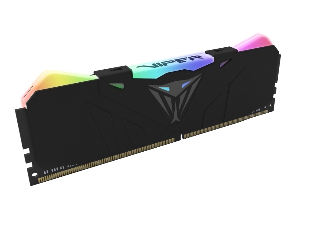 Памет Patriot Viper RGB Black 16GB (2x8GB) 3200Mhz DDR4 CL16 - PVR416G320C6K