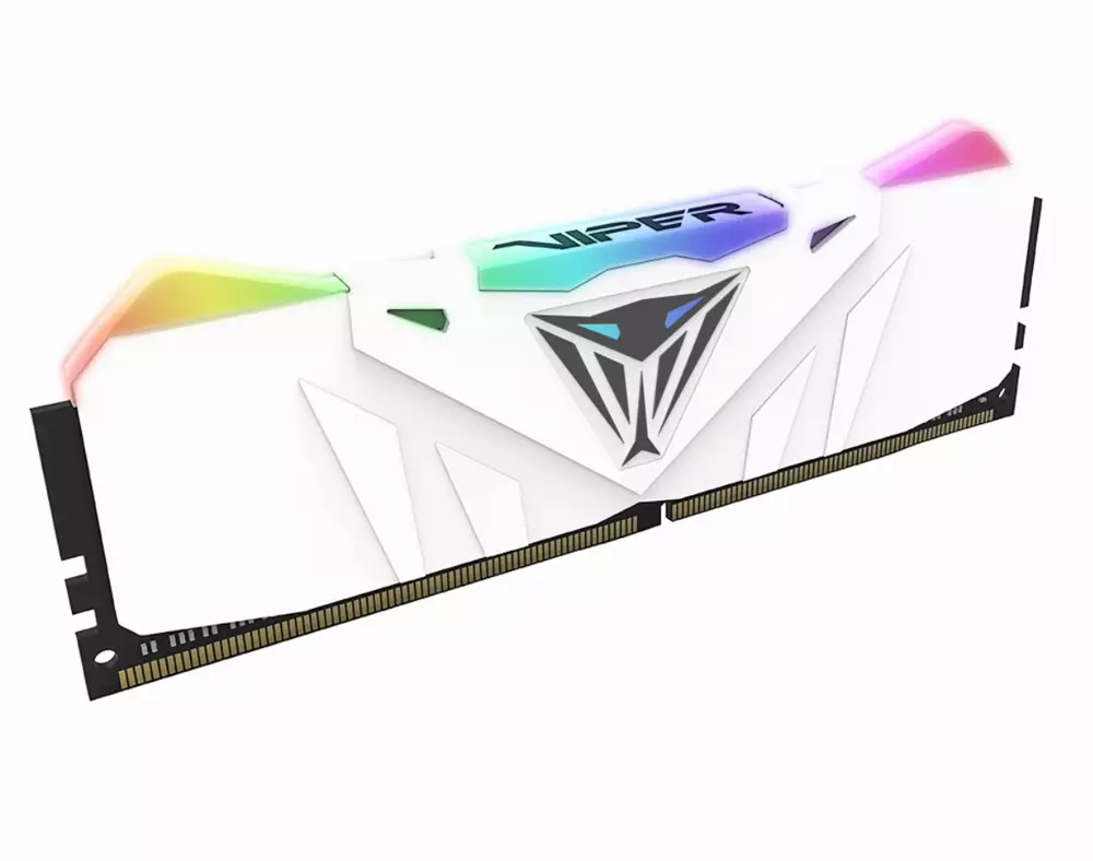 Памет Patriot Viper RGB White 16GB (2x8GB) 3200Mhz DDR4 CL16 - PVR416G320C6KW