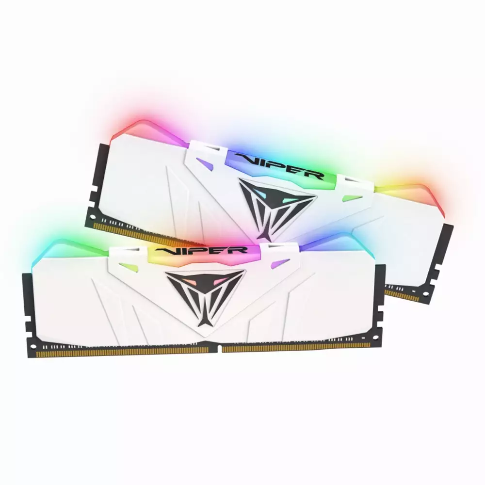 Памет Patriot Viper RGB White 16GB (2x8GB) 3200Mhz DDR4 CL16 - PVR416G320C6KW